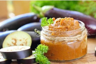 Caviar d'aubergines aux agrumes